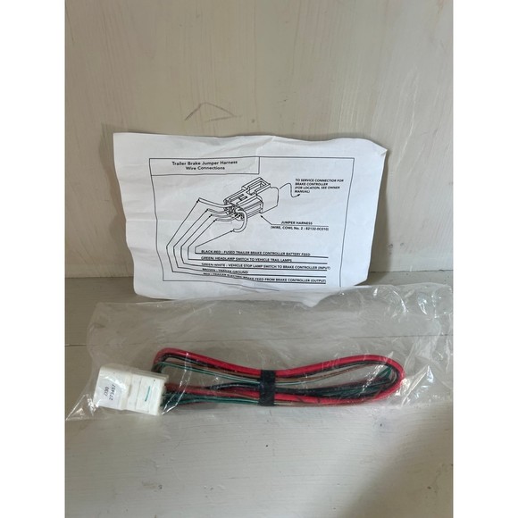 BNIB Toyota Trailer Brake Jumper Harness Wire Connections Wires Cowl 82132-0C010 - Picture 1 of 4